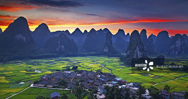 廣西桂林田園風(fēng)光